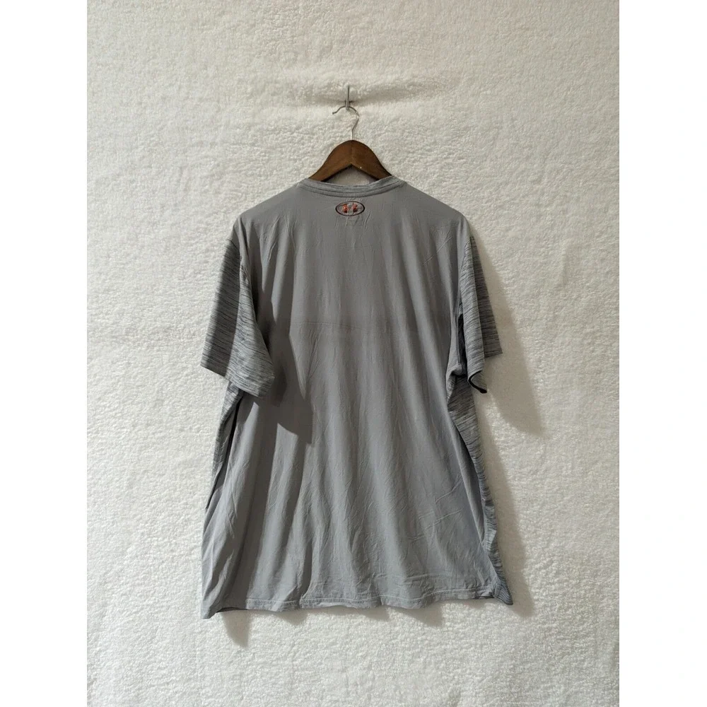 Under Armour Coolswitch Run Podium‎ T-Shirt Grey HeatGear 2XL